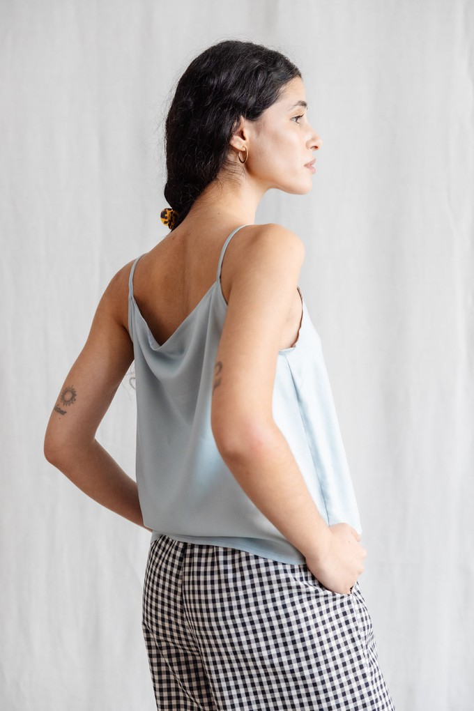 Modal tank top Leyla ice blue from Jyoti - Fair Works