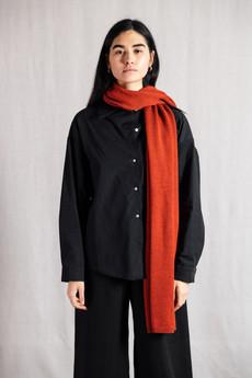 Baby-Alpaka Schal Paracas Rot via Jyoti - Fair Works