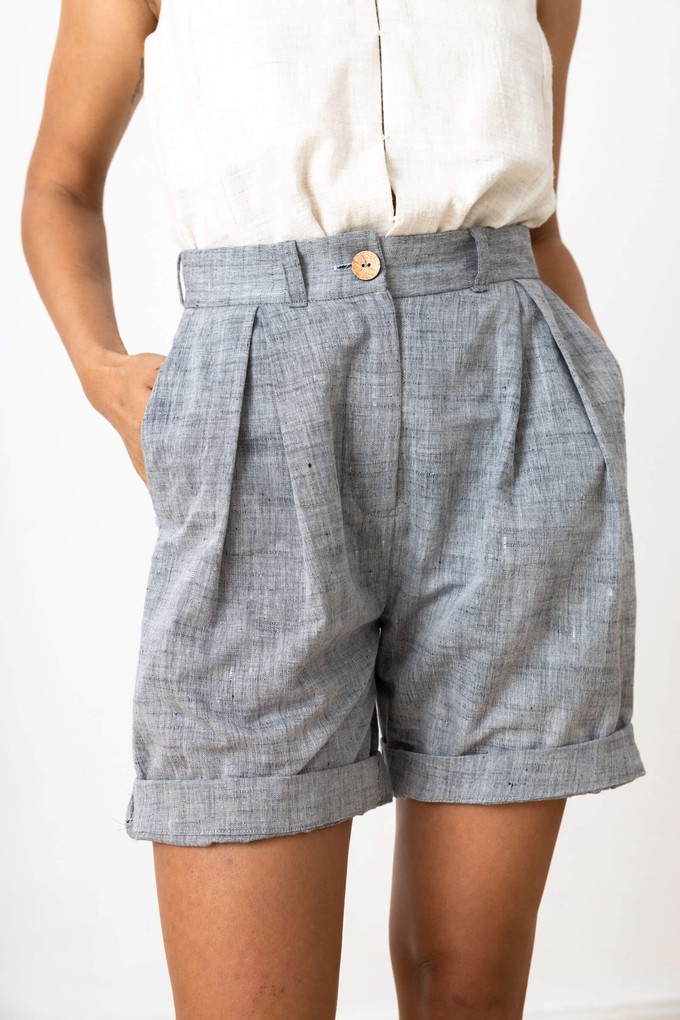 Cotton Shorts Dosti Light Grey from Jyoti - Fair Works