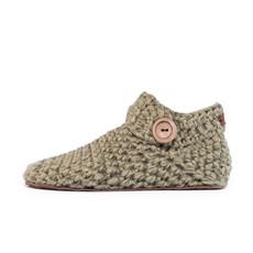 Winter Moss Bamboo Wool Ankle Booties via Kingdom of Wow!