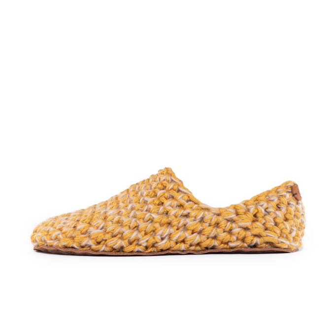 Butterscotch Bamboo Wool Slippers from Kingdom of Wow!