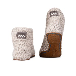 NEW Exclusive Floris x KOW Bamboo Wool Slippers in Chai from Kingdom of Wow!