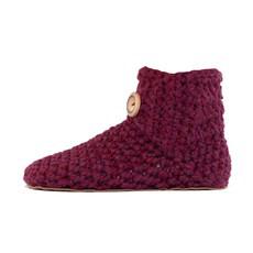 Mulberry Bamboo Wool Bootie Slippers via Kingdom of Wow!
