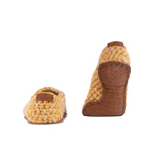 Butterscotch Bamboo Wool Slippers from Kingdom of Wow!