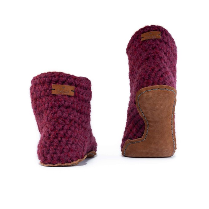 Mulberry Bamboo Wool Bootie Slippers from Kingdom of Wow!