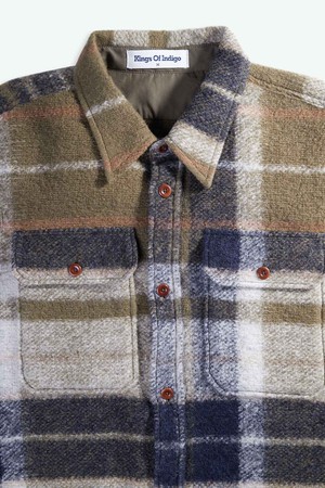 DONOVAN | BURNT OLIVE CHECK from Kings of Indigo