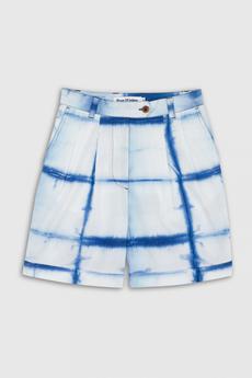 MARISOL SHORT | SHIBORI NATURAL INDIGO via Kings of Indigo