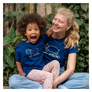 HIPPO Women Shirt Midnight blue from Kipepeo-Clothing