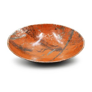 Schale aus recycelten Ölfässern 30 cm Made in Burkina Faso from Kipepeo-Clothing