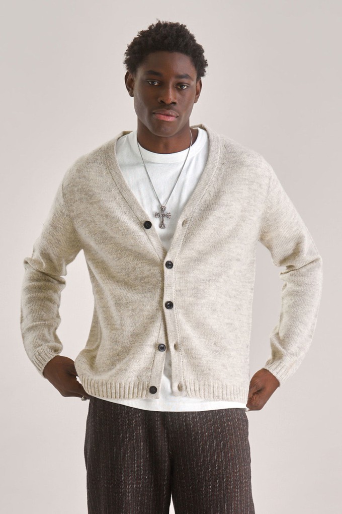 BATSA Lambswool Cardigan - Natural from KOMODO