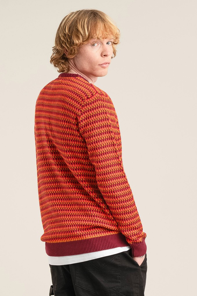 KAI - Organic Cotton Jumper Wine Red from KOMODO