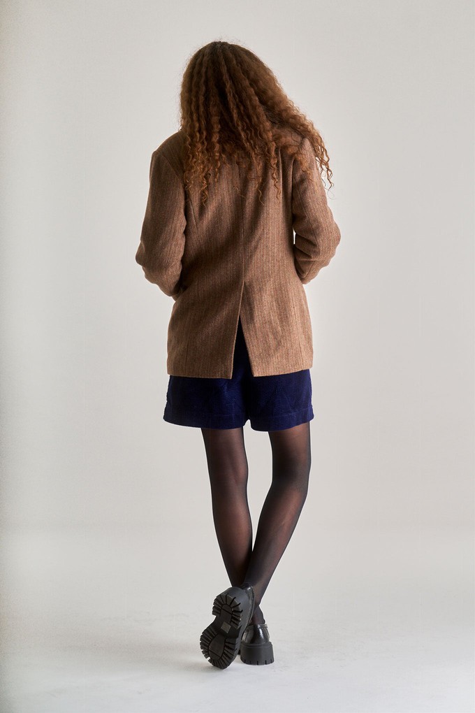 OPHELIA Recycled Poly Wool Blazer - Biscuit from KOMODO