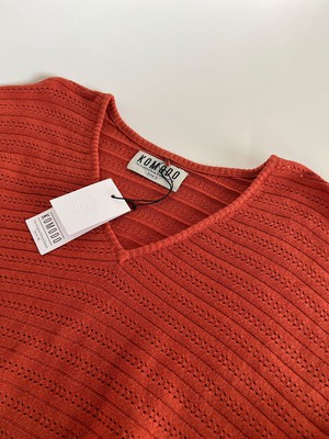 CLOVER - Pointelle Knit Organic Cotton Jumper - Clay from KOMODO