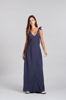 MARNIE - Rayon Dress Navy via KOMODO