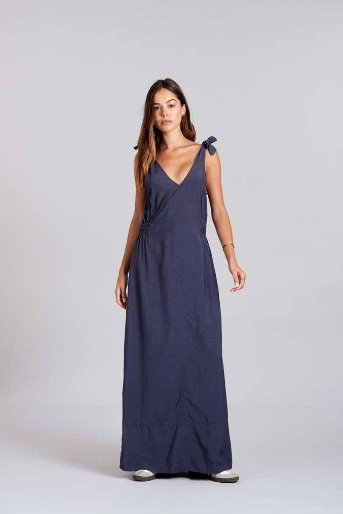 MARNIE - Rayon Dress Navy from KOMODO