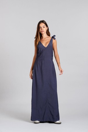 MARNIE - Rayon Dress Navy from KOMODO