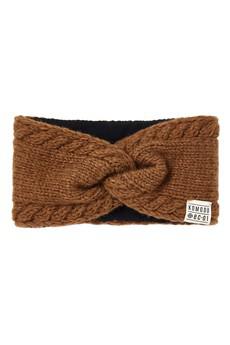 BIWA - Fleece Lined Lambswool Ear Warmer Tan via KOMODO