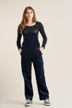 LENI Organic Cotton Cord Dungaree - Navy via KOMODO