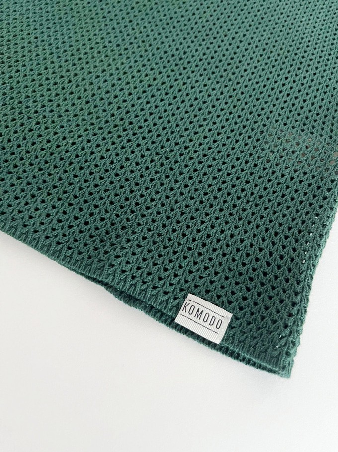 OLIVER - Organic Cotton Polo Top Dark Green from KOMODO
