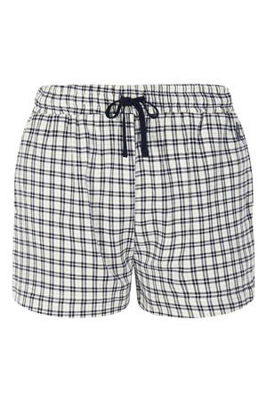 JIM JAM Womens - GOTS Organic Cotton Pyjama Shorts White from KOMODO