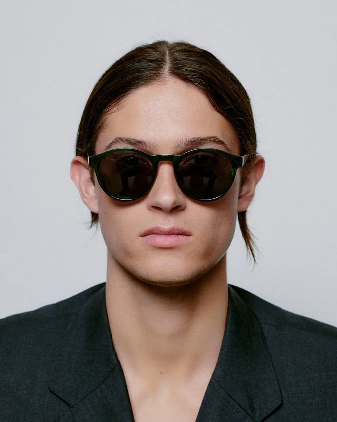 MARVIN- Green Marble Transparent Sunglasses by A.Kjaerbede from KOMODO