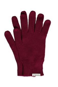 CITY - GOTS Organic Cotton Gloves - Wine Red via KOMODO