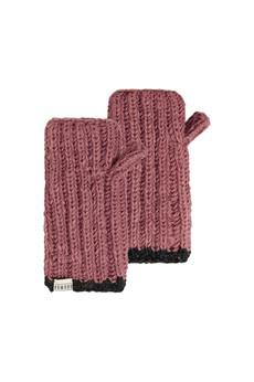 RAFI RIB Fleece Lined Mitten - Dusty Pink via KOMODO