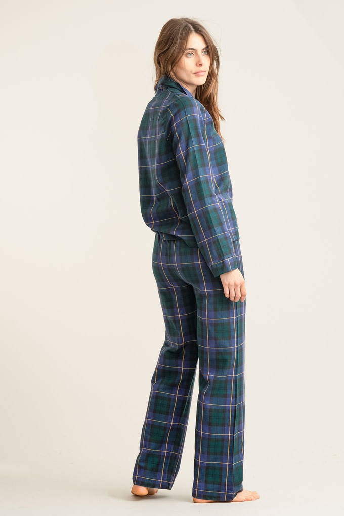 JIM JAM Womens Organic Cotton Pyjama Set - Black Watch from KOMODO