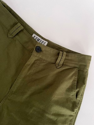 MAKULU - Organic Linen Cotton Trouser - Khaki from KOMODO