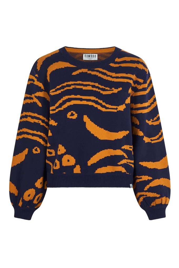 TIGER HOPE - GOTS Organic Cotton Jumper Navy from KOMODO