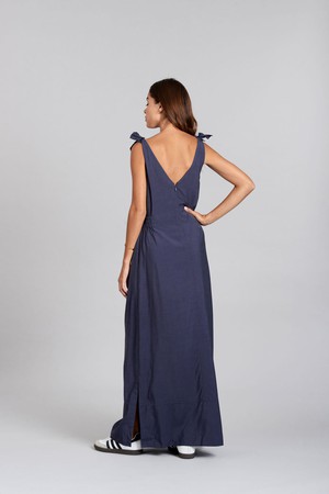 MARNIE - Rayon Dress Navy from KOMODO