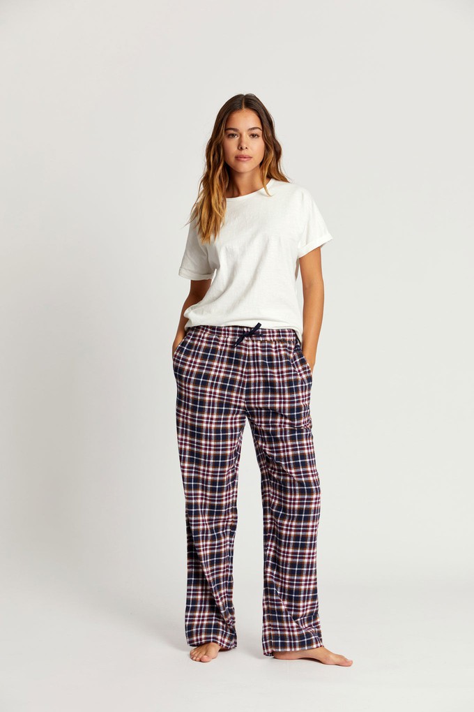 JIM JAM Womens -  Organic Cotton Pyjama Bottoms Navy from KOMODO