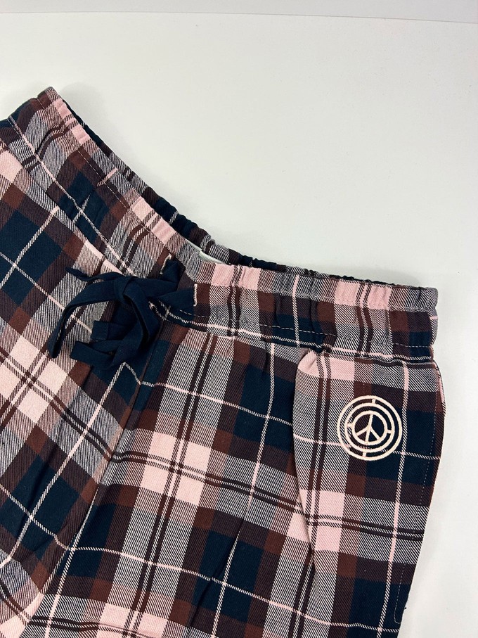 JIM JAM - Womens GOTS Organic Cotton Pyjama Bottoms Dusty Mauve from KOMODO