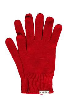 CITY - GOTS Organic Cotton Gloves - Bright Red via KOMODO