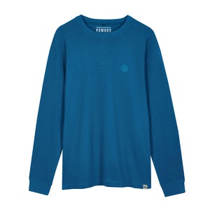 HAKON - Organic Cotton Long Sleeve Tee Teal Blue from KOMODO