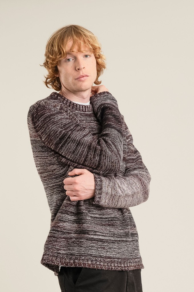 GLITCH - Merino Wool Jumper Brown from KOMODO