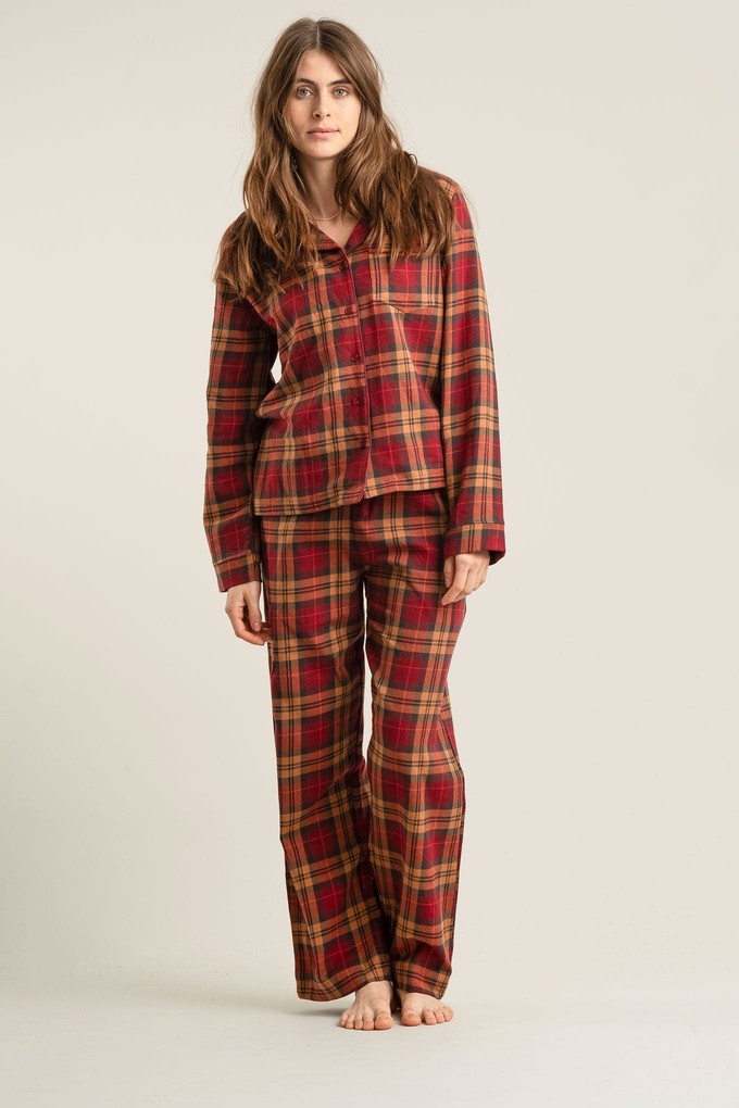 JIM JAM Womens Organic Cotton Pyjama Set - Berry from KOMODO