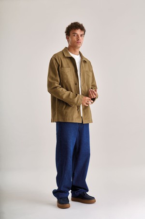 STANLEY Organic Cotton Tencel Jacket - Olive from KOMODO STANLEY Organic Cotton Tencel Jacket - Olive from KOMODO