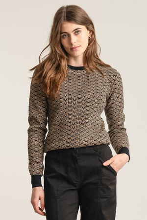 TARA - Organic Cotton Jumper Black from KOMODO