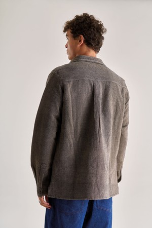 SHANTI Hand Woven Cotton Over Shirt - Brown from KOMODO