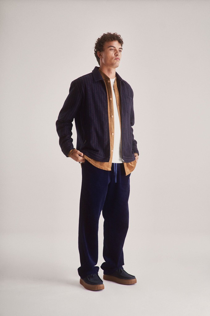 GABE Recycled Poly Wool Blend Jacket - Navy from KOMODO GABE Recycled Poly Wool Blend Jacket - Navy from KOMODO