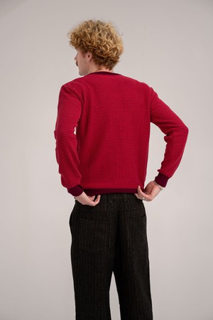 HASAN  - Organic Cotton Jumper Wine from KOMODO