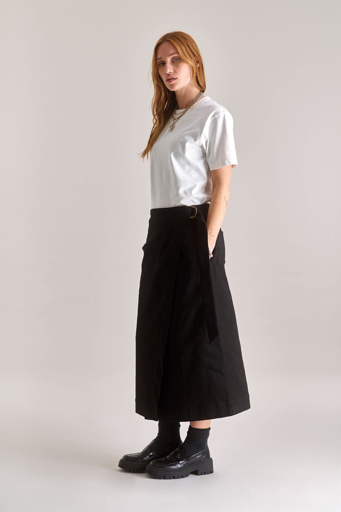 SANTO Organic Cotton Skirt - Black from KOMODO