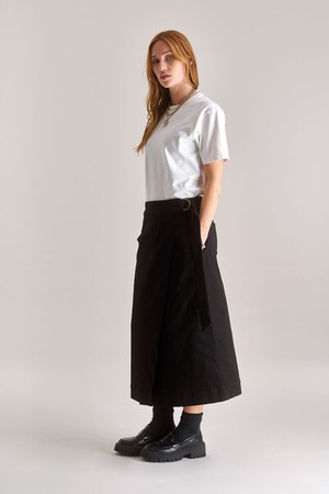 SANTO Organic Cotton Skirt - Black from KOMODO