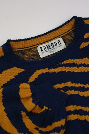 TIGER HOPE - GOTS Organic Cotton Jumper Navy from KOMODO