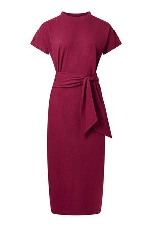 FONDA - Organic Cotton Jersey Dress - Berry from KOMODO