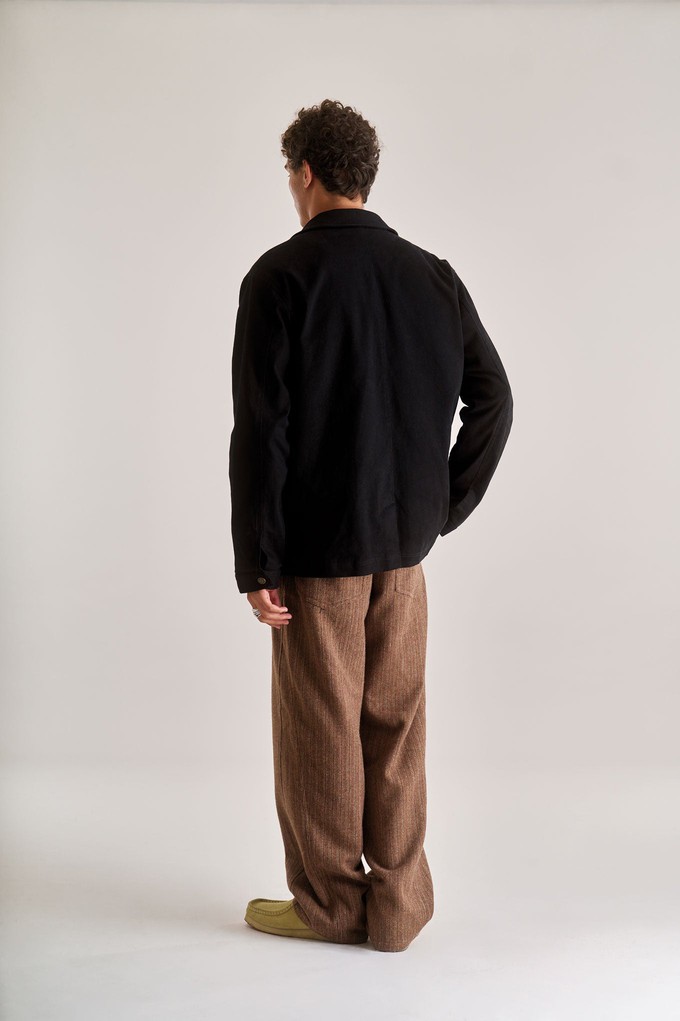 STANLEY Organic Cotton Tencel Jacket - Black from KOMODO STANLEY Organic Cotton Tencel Jacket - Black from KOMODO