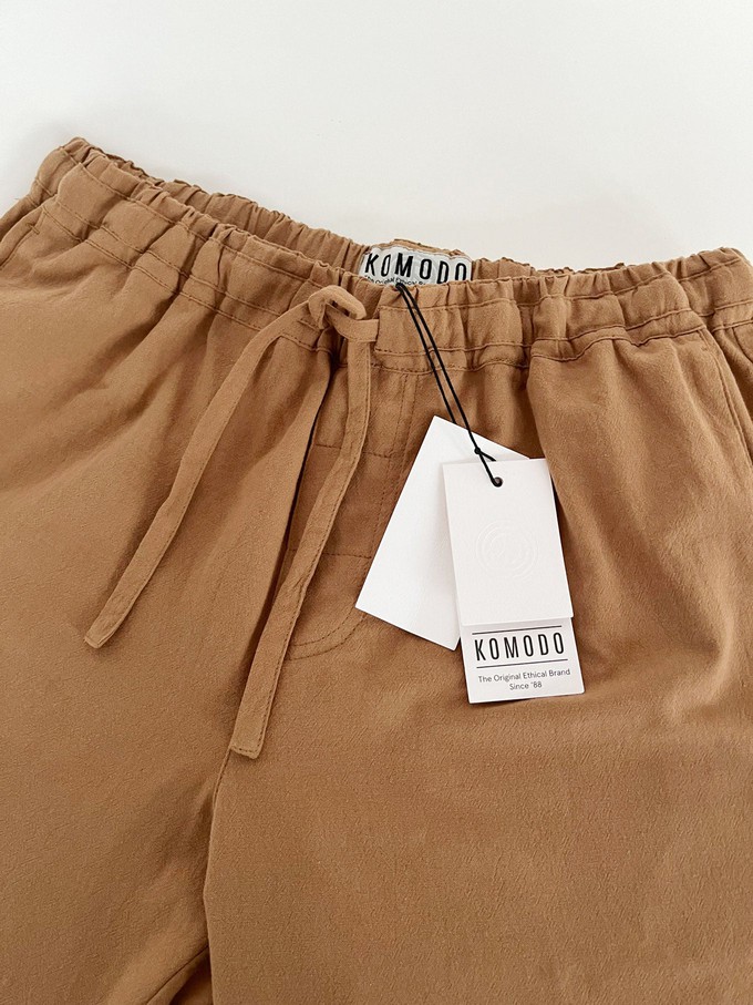 JOSHUA - Organic Cotton Trouser - Tan from KOMODO