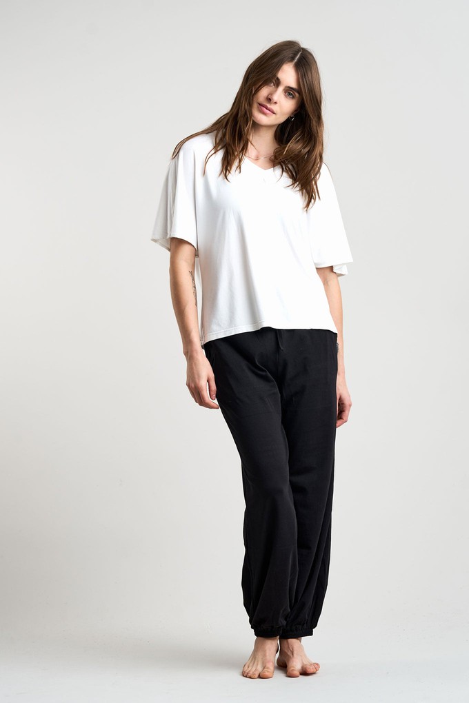 TERESA Jogger - GOTS Organic Cotton Black from KOMODO