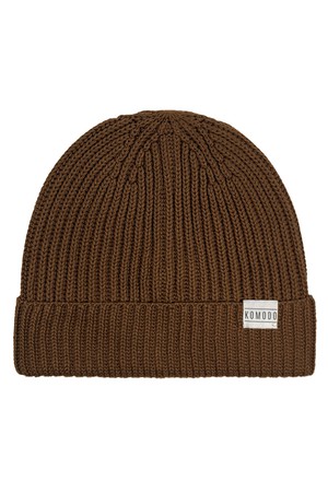 TOWN - GOTS Organic Cotton Beenie Hat Hazelnut from KOMODO
